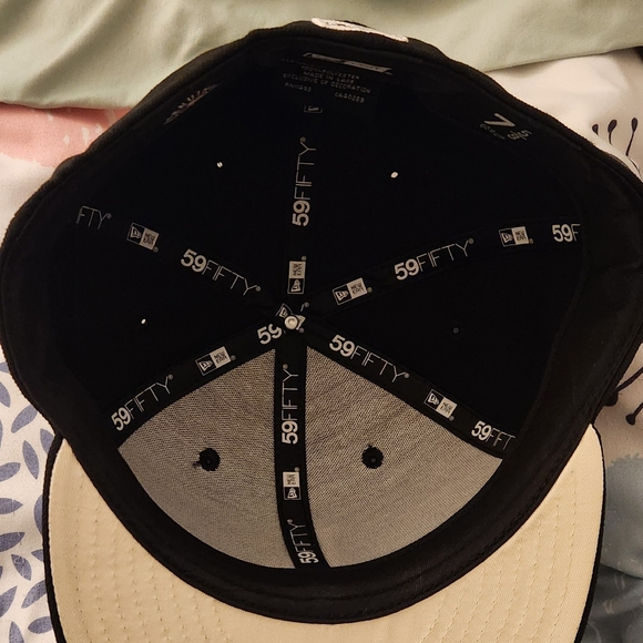 59 FIFTY LA Dodgers Hat Black 7 ⅝ - Picture 5 of 6